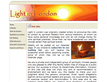 Tablet Screenshot of lightinlondon.org